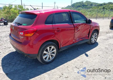 2015 Mitsubishi Outlander Sport Se from USA, damaged, VIN 4A4AP4AU4FE021382